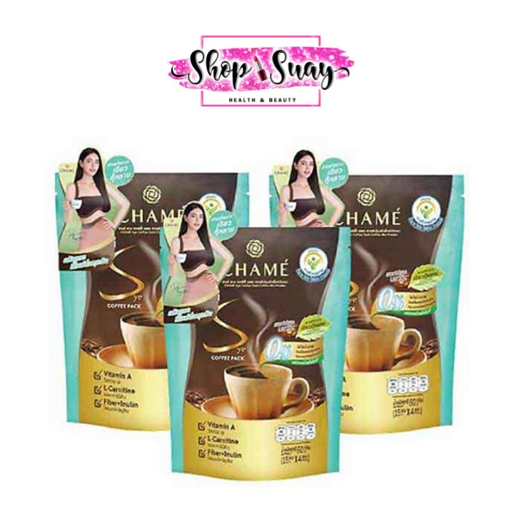 Chame Sye Coffee Pack ชาเม่ ซาย คอฟฟี่ แพค [3 ถุง] กาแฟปรุงสำเร็จชนิดผง