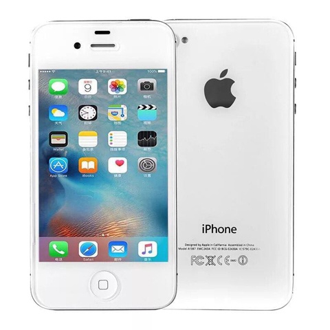 หลงใหลในการช้อปปิ้ง✴Apple 4s Apple/Apple iPhone4s/4 โทรศัพท์มือถือ สมาร์ทโฟน มือสอง อะไหล่ เครือข่าย ทั้งหมด เครื่อง นัก
