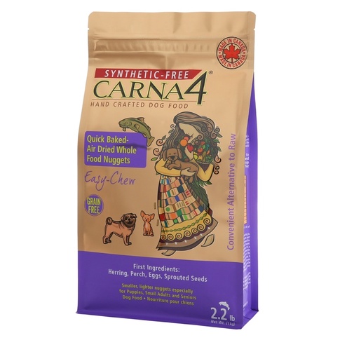 อาหารสุนัข Carna4 Air Dried Whole Food Nuggets สูตร Easy Chew Fish ขนาด 1 kg