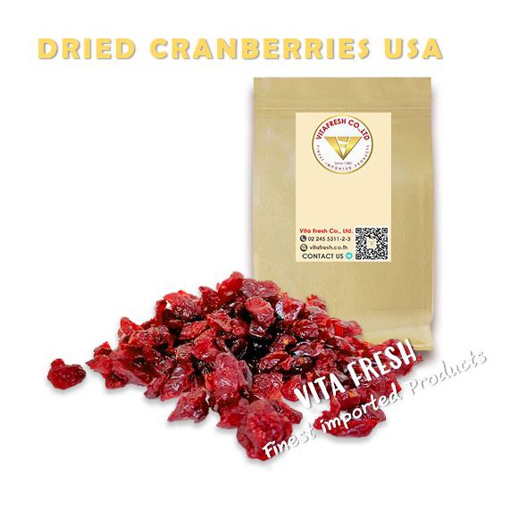 Dried Cranberry USA แครนเบอรี่แห้ง 500g & 1kg Premium grade แครนเบอรี่ แห้ง Dried Cranberries