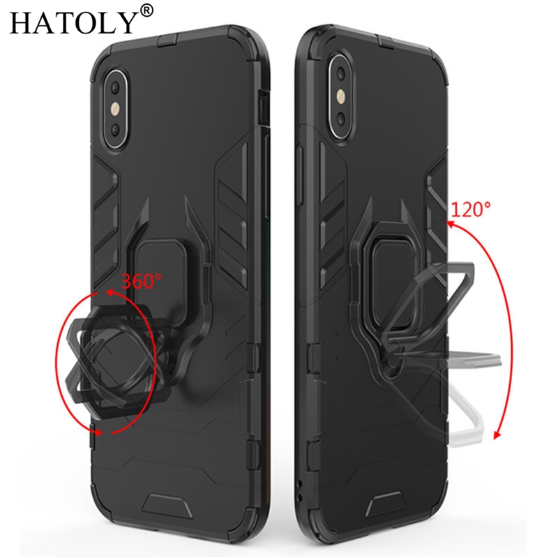 Finger Ring Stand Heavy Duty Shockproof Armor Case for Huawei Nova 7i P20 P30 Lite P40 Pro Nova 4e 3i Nova 5T Y9S Y6 Y7 Y9 Prime Mate 20 Pro Mate 30 Hard Case #7
