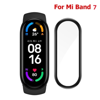 ฟิล์มกันรอยหน้าจอ แบบนิ่ม สําหรับ Xiaomi band 7 Xiaomi 7NFC Film MI band 7 6 ชิ้น