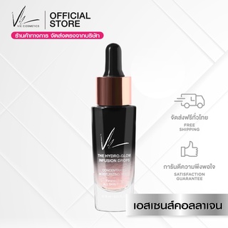 Vie Cosmetics The Hydro-Glow Infusion Drops 15 ml. เซรั่มบำรุงผิวหน้า ผิวเรียบเนียนเปล่งปลั่ง