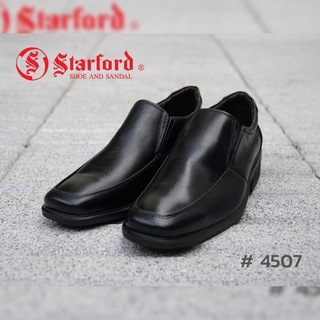 Starford รองเท้า หนังแท้ - รุ่น no. 4507 - สี ดำ Black