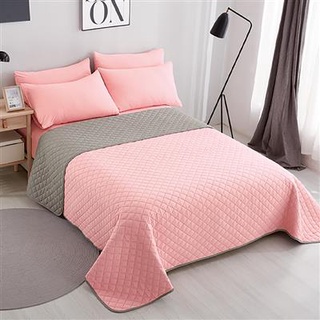 Homehapp  ผ้าปู KASSA HOME Washed Solid รุ่น ELP005 ขนาด 5 ฟุต (ชุด 5 ชิ้น) สีชมพู