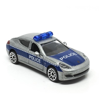 Majorette Porsche Panamera Police - International - Silver/Blue Color /Wheels 5U /scale 1/64 (3 inches) no Package