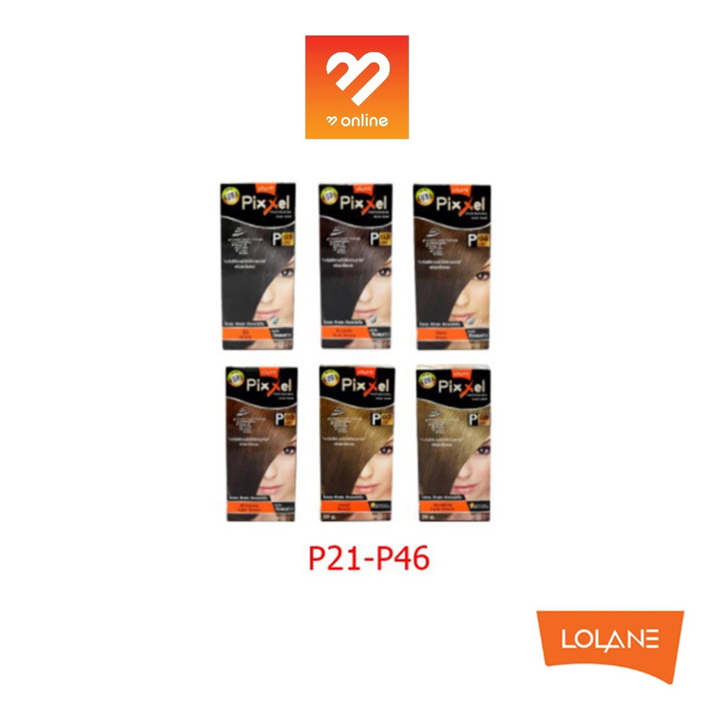 Lolane PIXXEL Color cream ยาย้อมผม ครีมย้อมผม โลแลน พิกเซล 50มล.