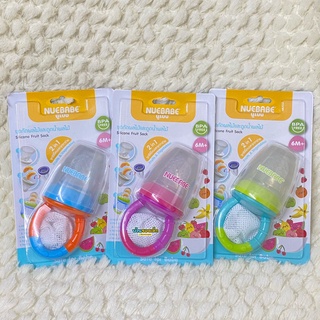 Nuebabe ชุดกัดผลไม้และดูดน้ำผลไม้ Silicone Fruit Sack 2 in 1 รุ่น 1625