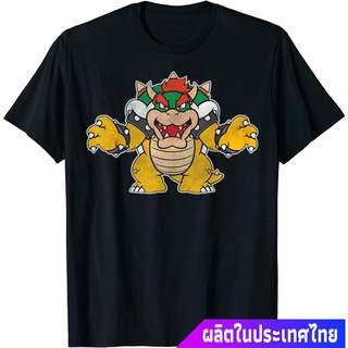 เสื้อยืดครอปนินเทนโด ซูเปอร์มาริโอ เกมส์ญี่ปุ่น การ์ตูน  Nintendo Super Mario Bowser Coming For You Graphic T-Shirt T-Sh