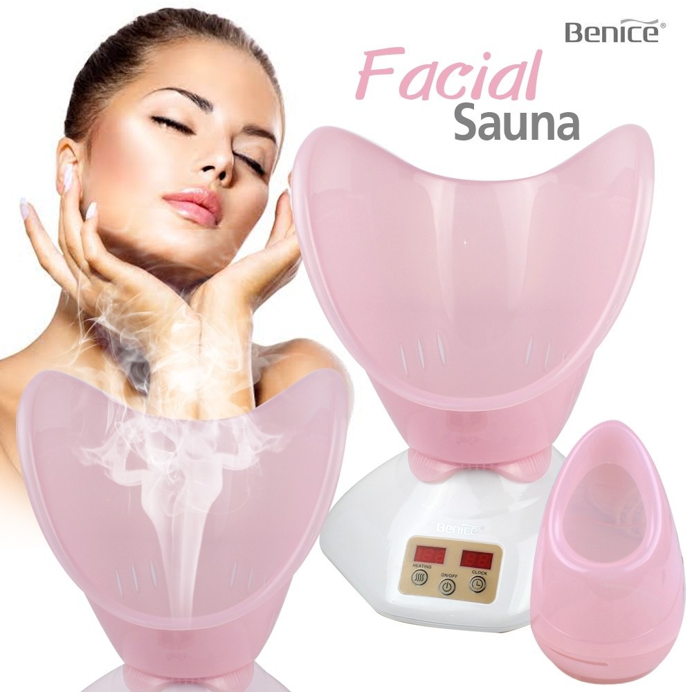 เครื่องพ่นไอน้ำใบหน้า เครื่องอบไอน้ำใบหน้า Benice Facial Suana A506 รุ่น Facial-suana-benice-3pieces