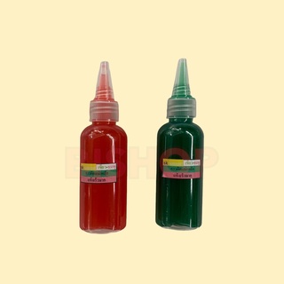 กาวติดแม่เหล็ก สีชมพู:เขียว ผสมอัตราส่วน 1:1 ขนาด 60 ml/ขวด แบบแห้งเร็ว ทน แข็ง มีฝาปิดกันลม ป้องกันการแห้งอย่างดี