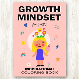 สมุดระบายสี Growth Mindset สำหรับเด็กและผู้ใหญ่ สไตล์ผู้หญิง