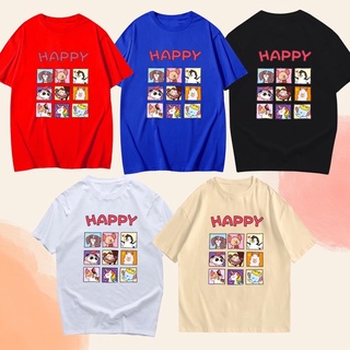 เสื้อยืด สกรีน ลาย happy pet พร้อมส่ง✨