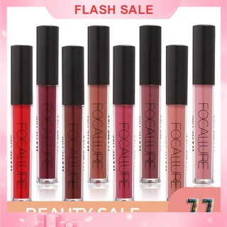 FLASH SALE COD ลิปกลอสสีแดงนู้ดติดทนนานไม่เหนียวเหนอะหนะ