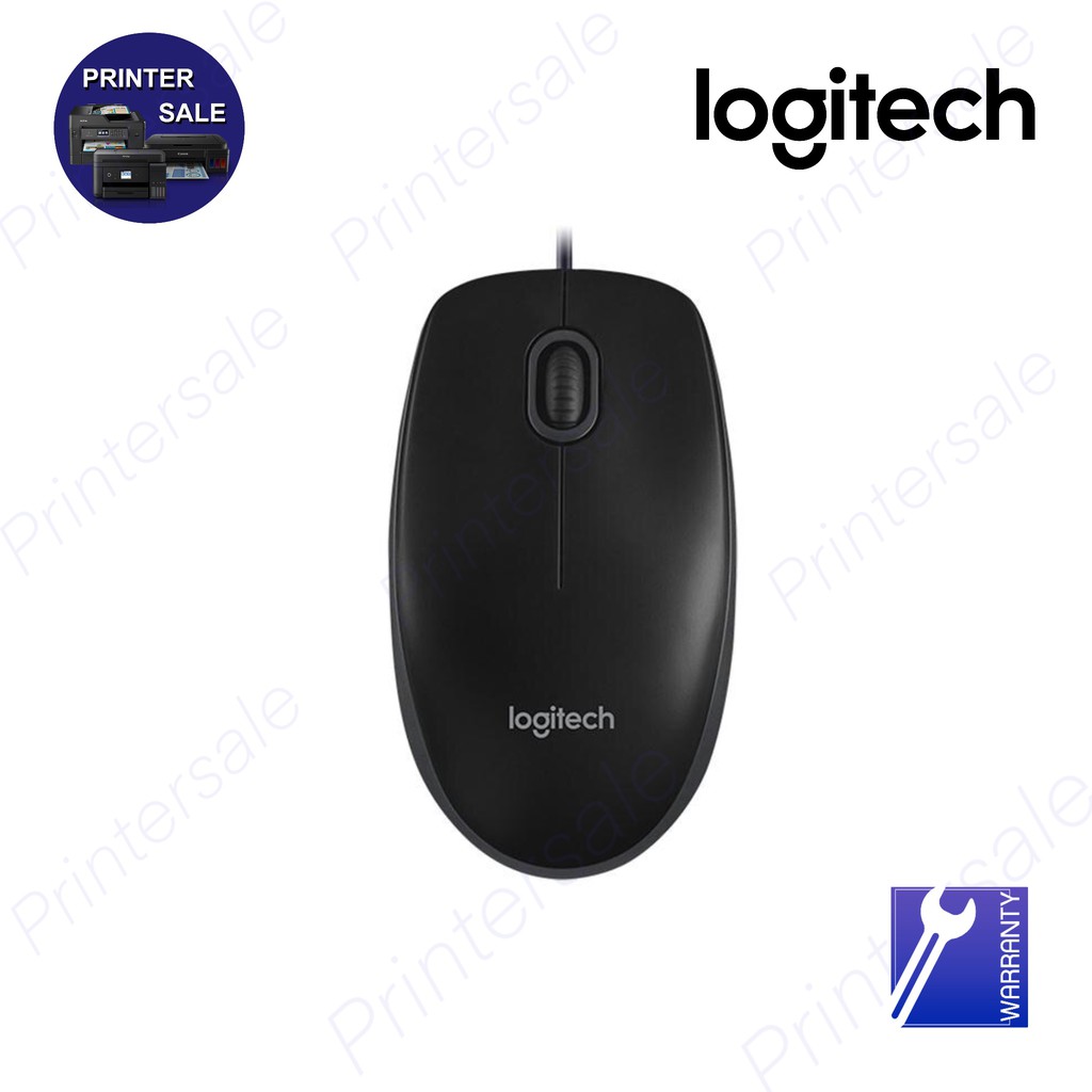 Logitech Business B100 Optical USB Mouse (เมาส์มีสาย)
