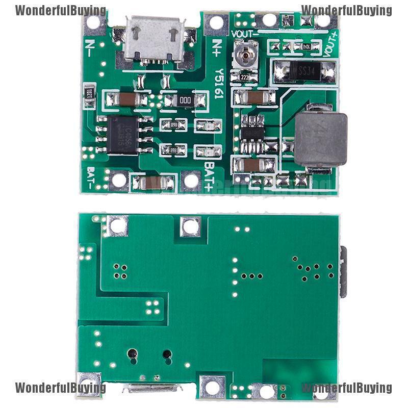 Swank โมดูลชาร์จแบตเตอรี่ลิเธียม 18650 3.7V 4.2V เป็น 5V USB