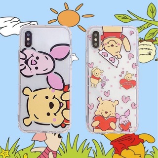 พร้อมส่ง เคสใสยางนิ่ม คลุมรอบ ใส่ง่าย มี2ลายจ้า พูห์พิกเล็ต/หมีพูห์หัวใจ