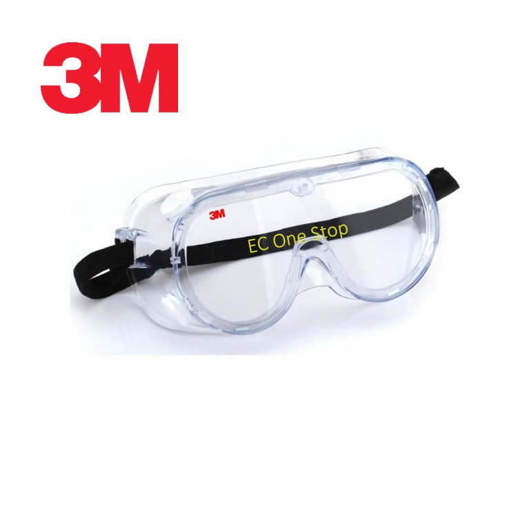 3M SAFETY GOGGLES สําหรับ SPLASH CLEAR ANTI-FOG LENS 1621AF (ใส) COVID-19