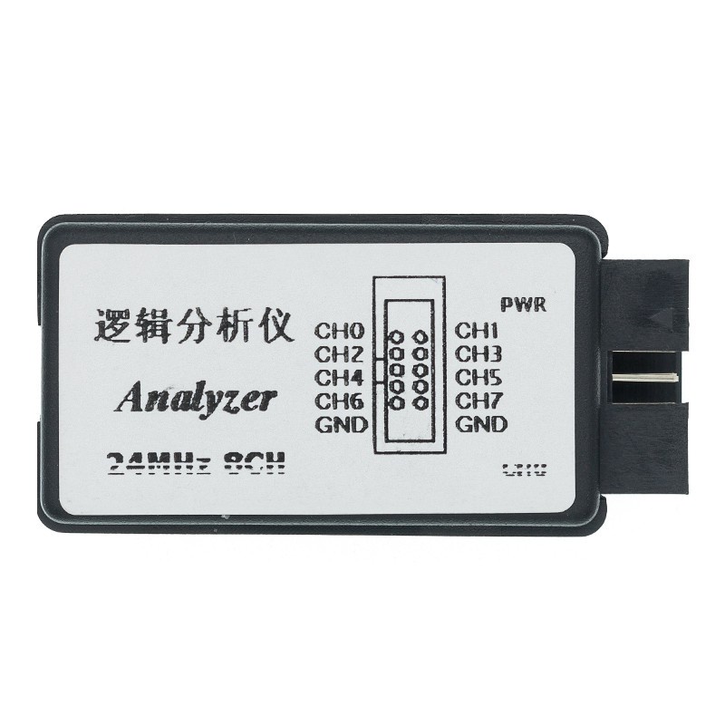 เครื่องวิเคราะห์ตรรกะ USB 24MHz 8 ช่อง 24M/วินาที สําหรับ ARM FPGA Logic Analyzer Logic 24M 8CH - รูปที่ 2