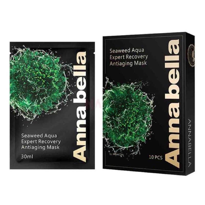 มาร์กหน้าAnnabella Seaweed Aqua Expert Recovery Antiaging Mask