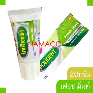 โพลิเดนท์ 20 กรัม เฟร มินท์ ครีมติดฟันปลอม Polident denture adhesive cream 20g