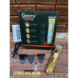 ปัตตาเลี่ยนไร้สาย Geemy รุ่น GM-6028 ตัดเเต่งทรงผม โกนหนวด เเกะลาย กันขอบ