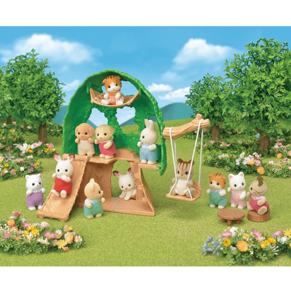 🏠 บ้านต้นไม้สุดหรรษา พร้อมตุ๊กตาเบบี้กระรอกวอลนัท ซิลวาเนียนแท้ Baby Tree House - Walnut Squirrel : Sylvanian บ้านตุ๊กตา - รูปที่ 2