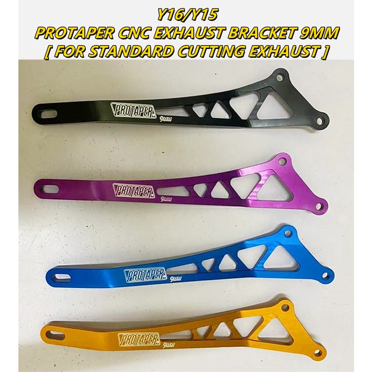 [ UTK STANDARD CUTTING EXHAUST ] Y16ZR Y16/ Y15ZR Y15 PROTAPER CNC EKZOS EXHAUST BRACKET 9MM