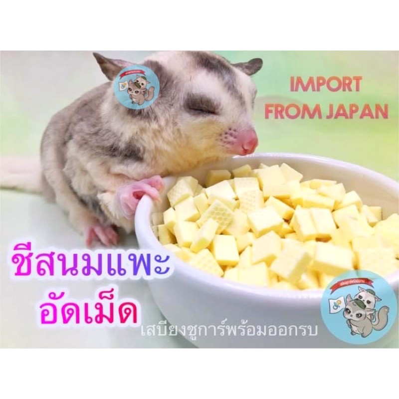 ( ชีสหนึบ ) ชีสนมแพะ​ นมแพะอัดเม็ด​ ชีสก้อน ขนม​ ชูการ์​ แฮมสเตอร์​ ดอร์เมาส์​ บุชเบบี้​ กระรอก