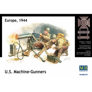 ฟิกเกอร์โมเดล Figure Model 1/35 Master Box MB3519 US MACHINE-GUNNERS