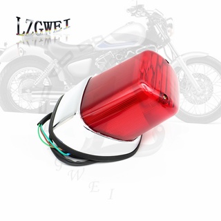 Motorcycle Flashing Tail Light ABS Indicator Brake Taillight For Yamaha Virago XV250 XV400 XV 250 400 Rear Brake Lamp As