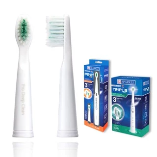 [แพ็ค 2] Sparkle หัวแปรงสีฟัน สำหรับแปรงสีฟันไฟฟ้า (รีฟิล) Sonic Toothbrush รุ่น Pro Deep Clean (Refill) (10SK00087X2)