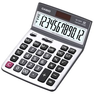 เครื่องคิดเลข (12หลักจอปรับระดับได้) CASIO DX120ST [ ของเเท้ประดันศูนย์ ]