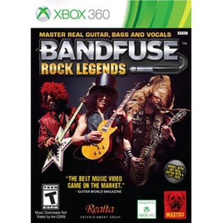 BandFuse Rock Legends xbox360 [NTSC-U] แผ่นเกมส์Xbox360 แผ่นไรท์เล่นกับเครื่องที่แปลงแล้ว