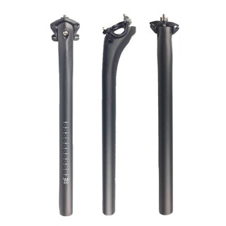 3 พันเคลือบคาร์บอนไฟเบอร์เต็ม Seatpost MTB / ถนนจักรยาน Seatpost อานโพสต์