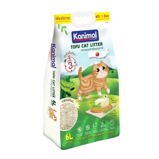 ทรายเต้าหู้ kanimal original กลิ่นธรรมชาติ