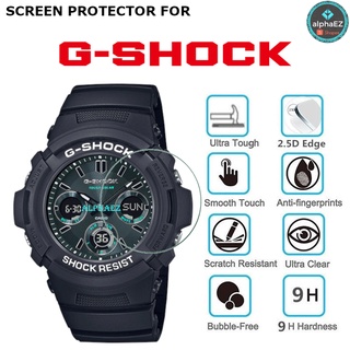 Casio G-Shock AWR-M100SMG-1A Series 9H ฟิล์มกระจกนิรภัยกันรอยหน้าจอนาฬิกา AWRM100 แข็ง กันรอยขีดข่วน