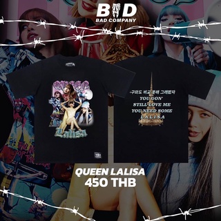 ใส่โค้ด BADJULY60 ลดทันที 60.- Badcompany.th เสื้อทัวร์ เสื้อยืดสตรีทสกรีนลาย "Lalisa"
