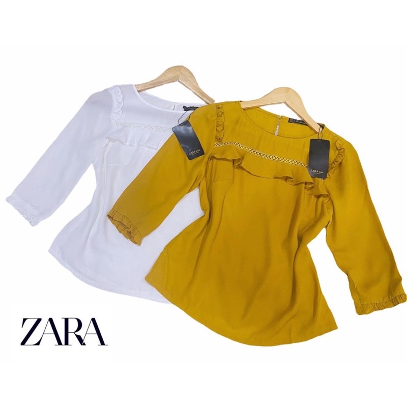 Sale 159฿ Zara Basic เสื้อผ้าชีฟองเนื้อดี ใส่สบายมากจ้า ♥️♥️