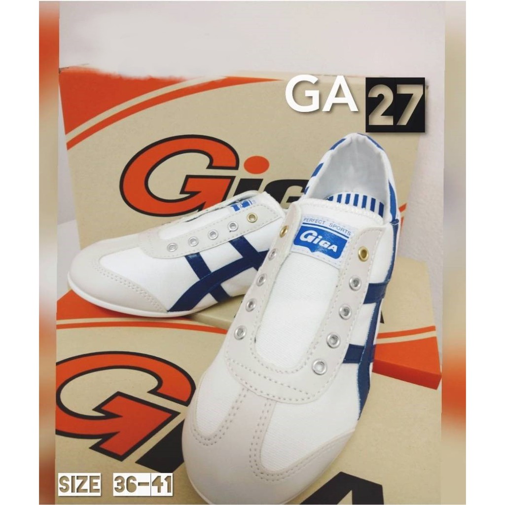 รองเท้าผ้าใบผู้หญิงเหยียบส้น  giga ga27