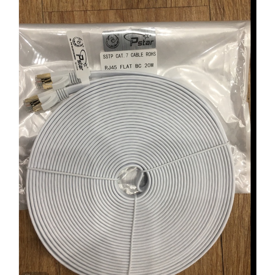 สายแลน แคท 7/ CAT6-5 7 Lan cable/สายแบน ขนาดความยาว3,5,15,20เมตร สายนำสัญญาณใช้เชื่อมต่อกับอุปกรณ์คอมพิวเตอร์ - รูปที่ 3