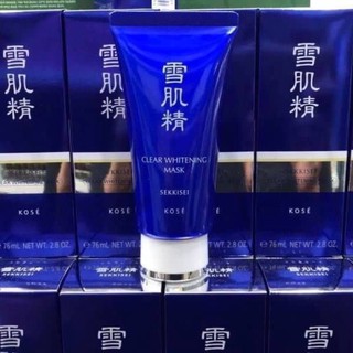 มาร์คดำ กระชากวิญญาน ในตำนาน 雪肌精 KOSE CLEAR WHITENING MASK TO REMOVE BLACKHEADS &amp; IMPURITIES INSTANTLY 76ml