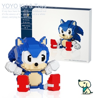 Lora toy BX1 wl 9132 sonic the hedgehog ของเล่นบล็อกตัวต่อ ขนาดเล็ก