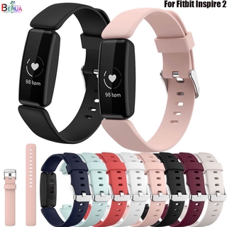 สายนาฬิกาข้อมือซิลิโคนสําหรับ Fitbit Inspire 2 Smart Watchstrap