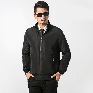 Bomber Jacket เสื้อแจ็กเก็ตสีพื้นกันหนาว (10121MM)