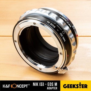 เมาท์แปลง K&amp;F Nikon G - CANON EOS M ( Nik-EOS M / EFM / EF-M Lens Adapter / Nikon F / Ai / Ais / G / KF )