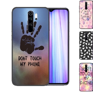 for Xiaomi Redmi Note 9 Pro Redmi 9A 9T 7 Redmi Note 9S 8 8A 7A Silicone Phone Case เคสโทรศัพท์ เคสซิลิโคน Dont Touch My Phone Cover