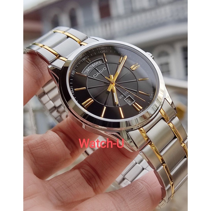 นาฬิกา CASIO สองกษัตริย์ รุ่น MTP-1381G-1A / MTP-1381G-1