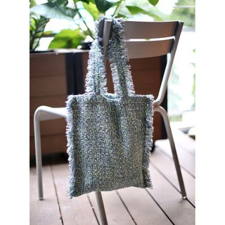 Rissaya.official กระเป๋าโท้ท รุ่น Tweed Tote Bag สี Pistachio