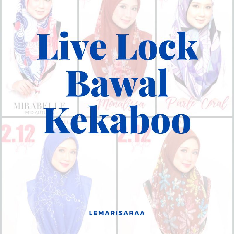 Live Lock Bawal Kekaboo RM19